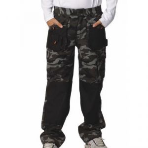 EMERTON CAMOUFLAGE KIDS kalhoty dětské pracovní
