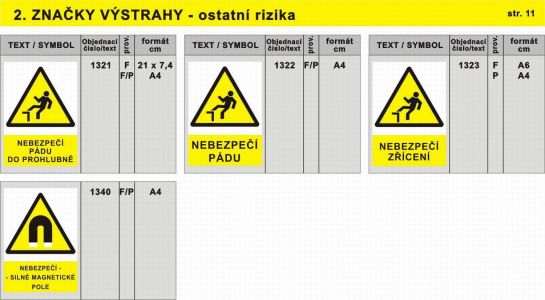 Značky výstrahy