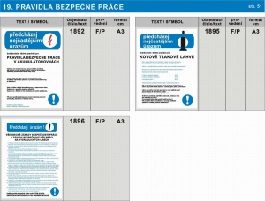 Pravidla bezpečné práce
