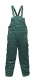 Zimní kalhoty s laclem zelené